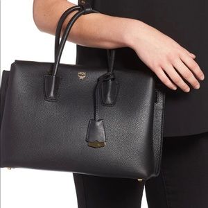 MCM medium Milla Leather tote!